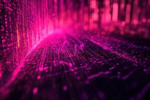 A pink background with a lot of data photo