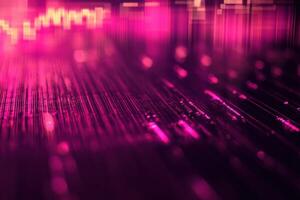 Abstract pink background with lines and dots photo