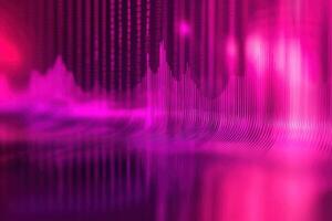 A pink background with a wave pattern photo