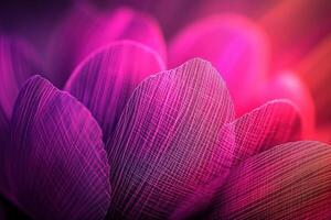 A close up of a purple flower with a blurred background photo