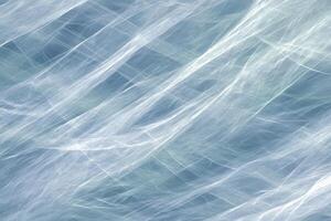 Abstract blue and white waves on a surface photo