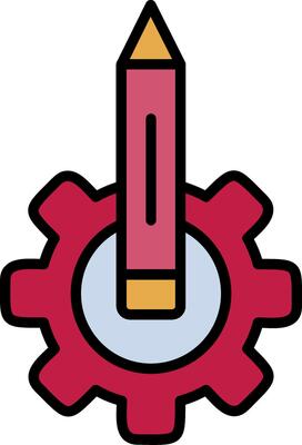 Work In Progress Line Filled Icon