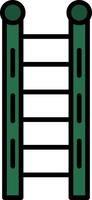 Ladder Line Filled Icon vector