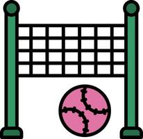 Net Line Filled Icon vector