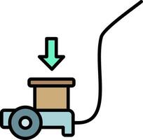 Frame Line Filled Icon vector