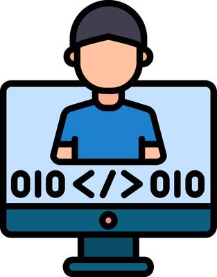 Programmer Line Filled Icon