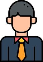 Employee Line Filled Icon vector