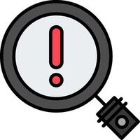 Problem Line Filled Icon vector