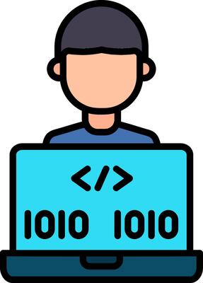 Programmer Line Filled Icon