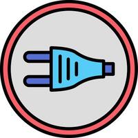 And Gate Ansi System Line Filled Icon vector