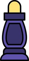 Bishop Line Filled Icon vector