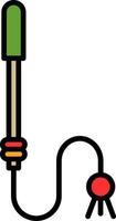 Teasing Stick Line Filled Icon vector