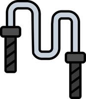 Nunchaku Line Filled Icon vector