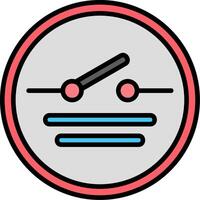 Switch Line Filled Icon vector