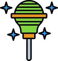 Nasal Aspirator Line Filled Icon vector
