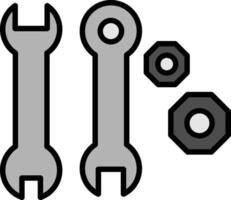 Tools Line Filled Icon vector