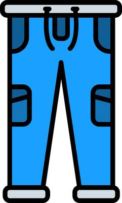 Pants Line Filled Icon