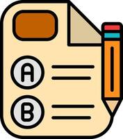 Guidelines Line Filled Icon vector