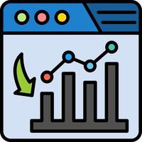 Web Line Filled Icon vector