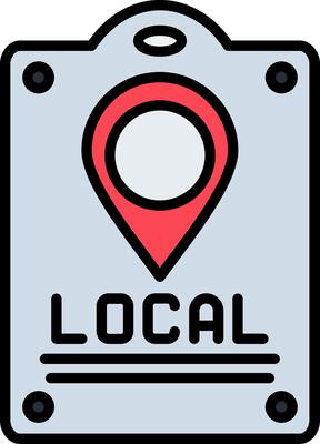 Local Product Line Filled Icon