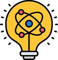 Idea Line Filled Icon vector