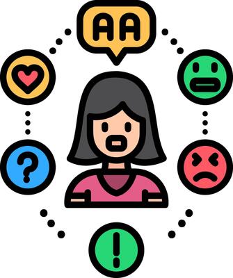 Speech Therapy Line Filled Icon