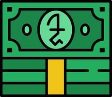Riel Line Filled Icon vector