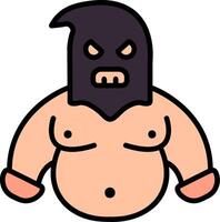 Executioner Line Filled Icon vector