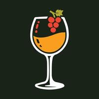 Manhattan cocktail set with whiskey, vermouth and cherry for design of bar menu. Alcohol cocktail collection with old fashioned for drink party or tee print. vector