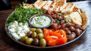 Mediterranean Mezze Platter - A Feast for the Senses photo