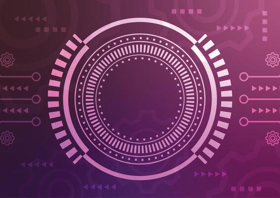 Space art purple len light line digital background