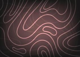 Graphic brown art swirl line modern background vector