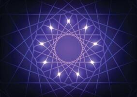Violet blue circle digital light graphics background vector