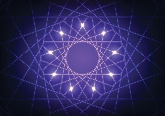 Violet blue circle digital light graphics background