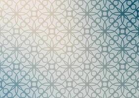 Gradient blue line square circle pattern graphics background vector