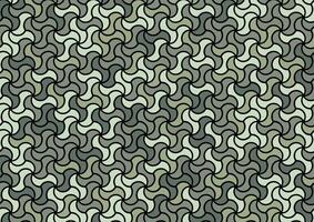 Green wave soft art line curve pattern background vector