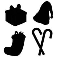 Cozy Christmas and New Year Collection of Festive Items vector