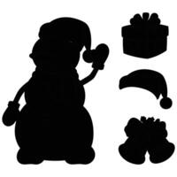 Snowman Icon for Christmas and Winter Themes vector