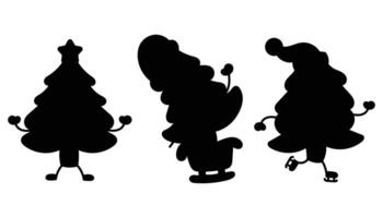 Plain Christmas Tree Icon Design for Holiday Themes vector