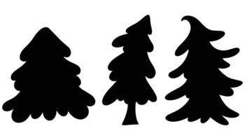 Plain Christmas Tree Icon Design for Holiday Themes vector