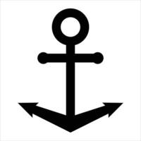 Anchor Icon for Nautical and Maritime Design vector