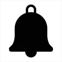 Bell Icon for Notification and Alert Design vector