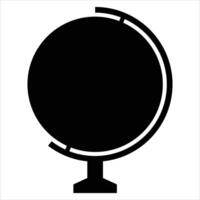 Globe Icon for World, Travel, and Global Themes vector