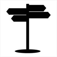 Signpost Icon for Direction and Navigation Design vector