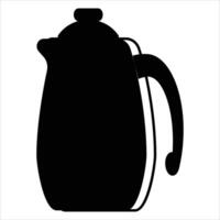 Teapot Icon for Tea Time and Kitchenware Design vector