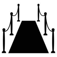 Carpet Event Icon for Exhibition and Trade Show Design vector