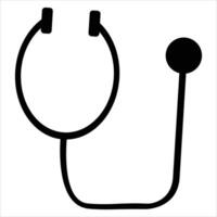 Stethoscope Icon for Medical and Healthcare Design vector