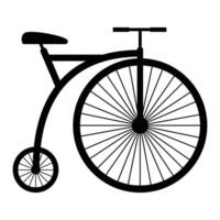 Bicycle Sketch Engraving Icon for Vintage and Retro Design vector