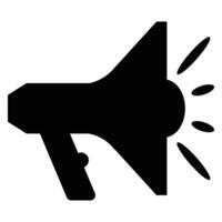 Megaphone Icon for Announcement and Communication Design vector
