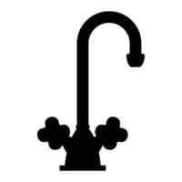 Faucet Icon Simple Design for Plumbing and Water Systems vector